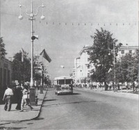  - Ижевск  Автобус ЗиС-154 на Советской ул,, 50-е годы