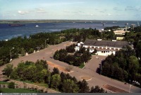 Хабаровск - Вид на Амур и набережную из окна гостиницы 