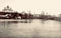 Арзамас - Вид на город с реки Тёша. Разлив.