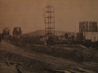 Магнитогорск - Строительство первой Комсомольской домны. 30е годы