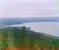Миасс - Вид с горы на Ильменское озеро около станции Миасс