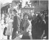 Касли - Первомайская демонстрация на Советской улице