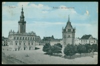 Польша - Хелмно.  Ратуша і стара вежа.