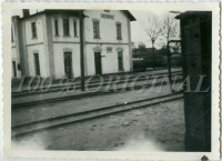 Польша - Железнодорожный вокзал станции Бонево (Boniewo) во время немецко-нацистской оккупации во Второй Мировой войне