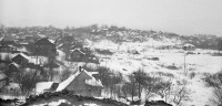 Чебоксары - Вид с Московского моста. Зима 1978-1979 года