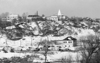 Чебоксары - Конец зимы 1978-1979 годов. Вид на бывший «зелёный базар»