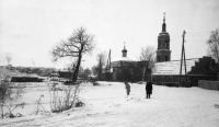 Чебоксары - Крестовоздвиженская церковь. Улица Кадыкова. 1975 год.