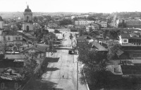Чебоксары - Вид на улицу Розы Люксембург и Красную площадь. 1933 год