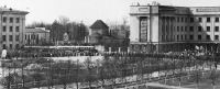 Чебоксары - Первомайская демонстрация на Советской площади. 1959 год.