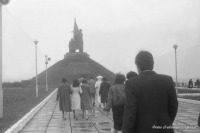 Чебоксары - Парк Победы и вид от него на город и Волгу в мае 1986 года.