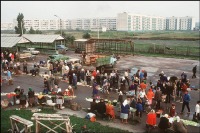 Киев - Переслав, городок в 60 км к югу от Киева. Местный рынок. 1988 год. (Bruno Barbey)