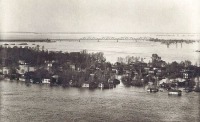 Киев - Київ. Труханів острів  під час повені.  1931 р.