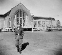 Киев - Київ.  Залізничний вокзал  в 1942 році.