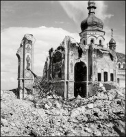 Киев - Киев.  Руины Успенского собора. Фото Герберта Листа.