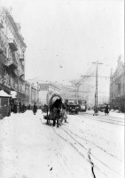 Киев - Київ.  Хрещатик  зимою.  1920 року.