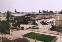 Киев - Київ.  Вид на Житній ринок.