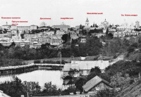 Киев - Київські купола.  Панорамний вид.