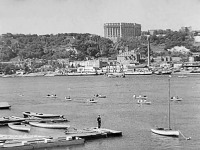 Киев - Київ. Вид правого берегу Дніпра.