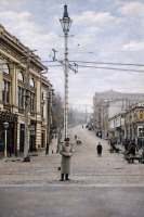 Киев - Київ.  Вул.Інститутська.