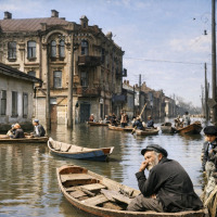 Киев - Київ. Поділ. Повінь.