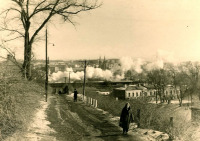 Киев - Київ. Вид з Батиєвої гори (Протасів Яр).