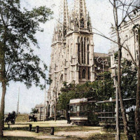 Киев - Київ.  Костел св.Миколая на вул.Велика Васильківська.