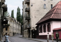 Киев - Київ.  Провулок Тараса Шевченка. В 1928 р. тут відкрили перший у світі музей Т.Шевченка.