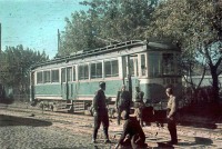 Киев - Советские пленные ремонтируют трамвайные пути