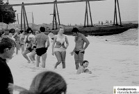 Алушта - Алушта - восточный пляж -  август 1974 года