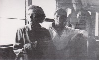 Архангельск - В салоне архангельского трамвая 1950-х годов.