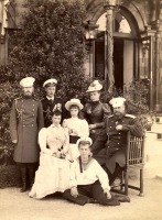 Ливадия - Семья Александра III  в Ливадии. 1893 г.