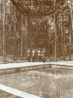 Стрижавка - Гитлер в сопровождении командования возле бассейна
