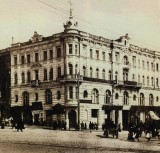 Харьков - Известный дом на углу Николаевской площади и Московской улицы начало 20 столетия.