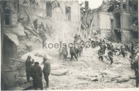 Одесса - Разбор завалов после взрыва здания НКВД в Одессе 22 октября 1941 года