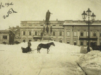 Одесса - Одесса  зимой.  Памятник Екатерине II.