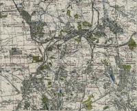 Макеевка - Карта Макеевки. 1942 г.  Фрагмент.