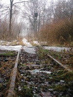 Макеевка - Детская железная дорога в последние дни своего существования