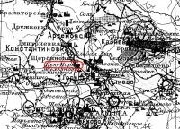 Новгородское - Карта Донбасса 1934г.