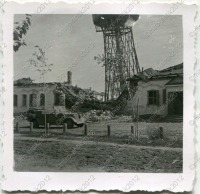 Коростень - Водонапорная башня в Коростене во время немецкой оккупации в Великой Отечественной войне