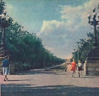 Донецк - Бульвар Пушкина. Донецк, 1962 год