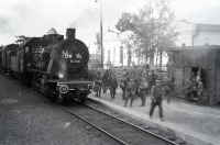 Овруч - Железнодорожный вокзал станции Игнатполь во время немецкой оккупации 1941-43 гг в Великой Отечественной войны