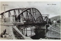 Мукачево - Мукачево. Будівництво нового залізного моста.