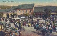 Хуст - Щотижневий базар в Хусті. Поч.XX ст.