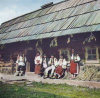 Ясиня - Ясіня.  Гуцульська родина.  А.Подобенко.