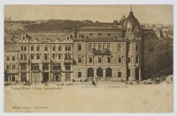 Львов - Львов. Гранд-отель и Сбергкасса - 1906 год.
