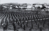 Львов - Львів.  Австрійський військовий цвинтар. Фото 1914-1918 років.
