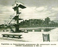 Львов - Львів.  Басейн для купання на Замарстинові для всіх бажаючих (збудований в 1935 р.).