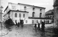 Львов - Львів.  Синагога на вул Селянська,16. В 1941 р.синагогу підірвали нацисти.
