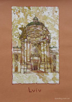 Львов - Львів.  Домініканський собор. Худ Алла Харчук.