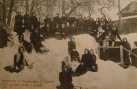 Львов - Інститутки сс.Василіянок у Львові під час прогулянки.